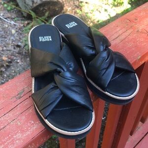 Eileen Fisher Bene Twist Wedge Sandal